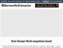Tablet Screenshot of barnesville-enterprise.com